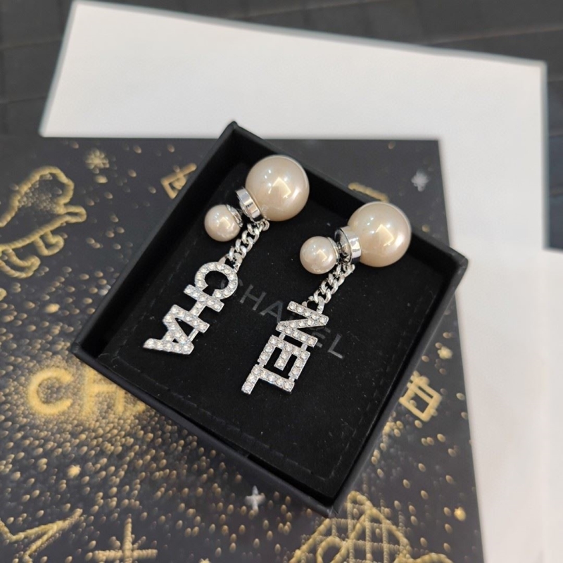 Ch*el earrings